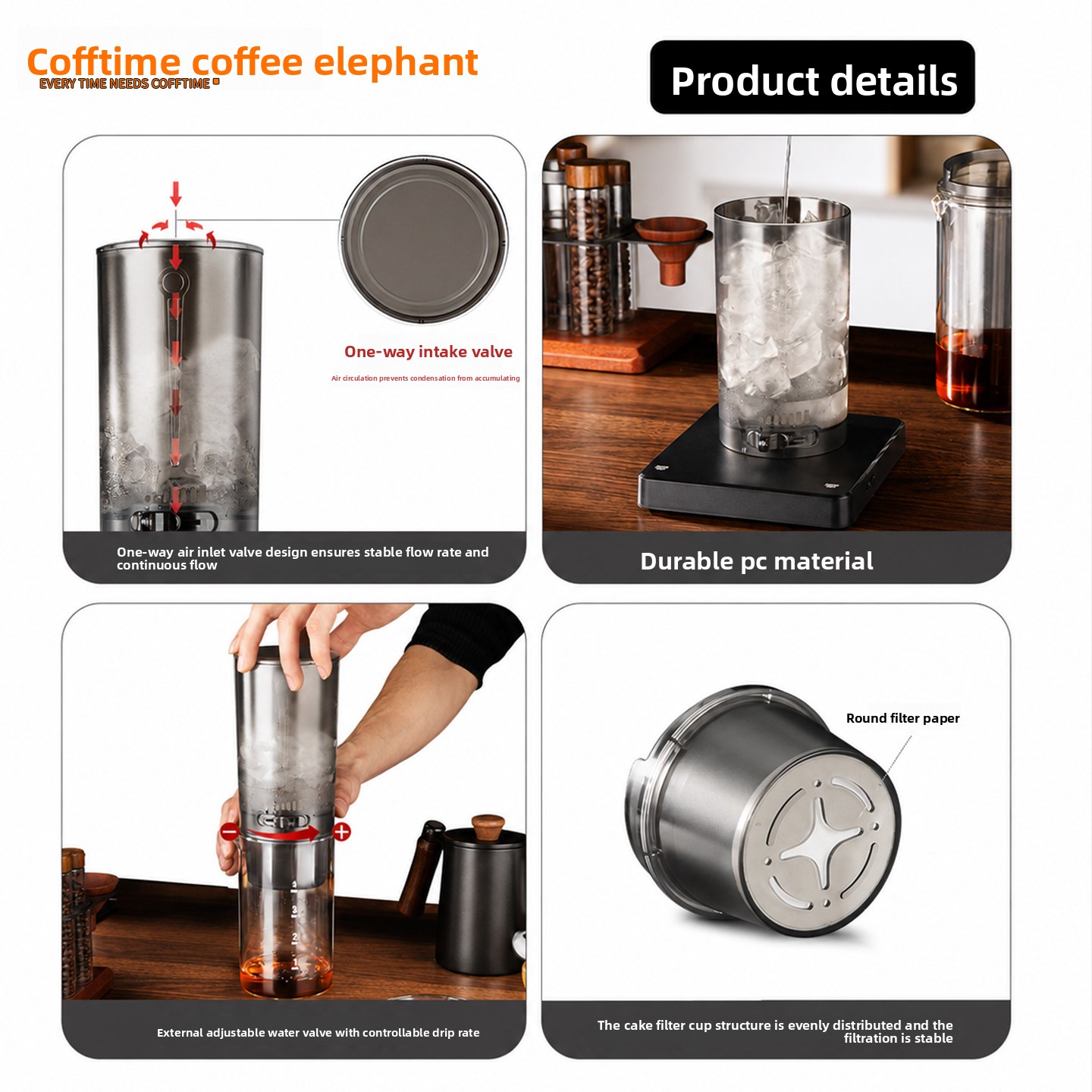 Cafetera de 450 ml para prepar - Coffee Equipment For Camping reseña y precio