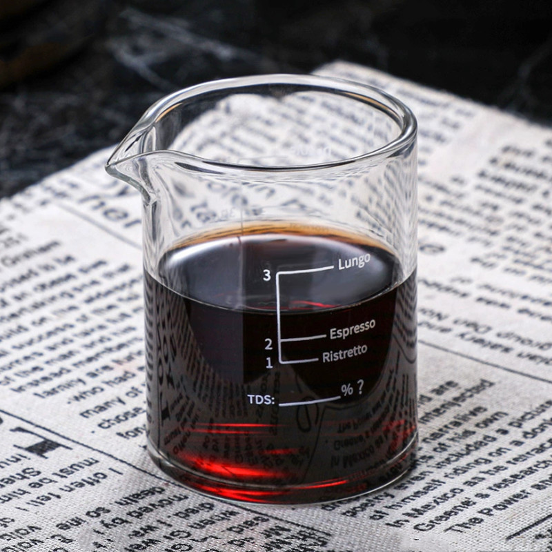 Vaso medidor de 100 ml/3,38 oz - Espresso Shot Glass reseña y precio